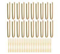 20 pinzas para tartas, 100 brochetas, para pan, mini pinzas para alimentos, Clip para hornear,multiusos para alimentos, accesorios de cocina