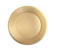 20 platos de cartón compostable diám. 18 cm 100% Nature Marfil