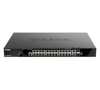 D-Link - DGS-1520-28MP switch Gestionado L3 Gigabit Ethernet (10/100/1000) Energía sobre Ethernet (PoE) 1U Negro