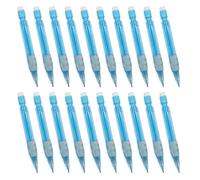 20 portaminas pequeñas cortas con borrador para niños y adultos, escritura y dibujo de bolsillo de 0,7 mm, mecánico compacto automático