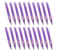 20 portaminas pequeñas cortas con borrador pequeño de 0,7 mm, lápiz automático para escribir, dibujar, bocetos, escritura suave