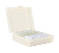 20 Portaobjetos de Biología y Portaobjetos de Microscopio, Portaobjetos Preparados para Patología, Muestras Microbiológicas Bacterianas Preparadas, Juego de Portaobjetos para