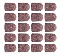 20 prácticos tapones de lijado de grano 80-180, ideales para cortador de uñas, adecuado para manicura, pedicura y podología