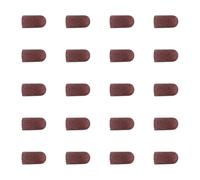 20 prácticos tapones de lijado de grano 80-180, ideales para cortador de uñas, adecuado para manicura, pedicura y podología