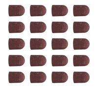 20 prácticos tapones de lijado de grano 80-180, ideales para cortador de uñas, adecuado para manicura, pedicura y podología
