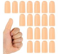 20 Protectores De Dedos Gel De Silicona Protección De Goma Para Las Yemas Los Dedos Protección Impermeable Para El Pulgar Caso Lesiones Para Eczema Dedos Artritis Para Ampollas Grietas En Los Dedos