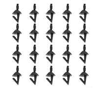 20 protectores de estilo separable para aparejos de pesca en el mar, clips de soporte de cebos para aparejos de polea y longitudes de gancho largas para configuraciones de pesca seguras