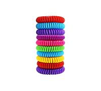 20 pulseras repelentes de mosquitos para mantener alejados a los insectos, pulseras repelentes de insectos, multicapa, elásticas, impermeables, antimosquitos, para senderismo, camping
