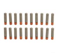 20 puntas de contacto para soldadura Mig con revestimiento antiadherente de cobre apertura de 0,8/0,9 mm rosca M6 de 1 pulgada para antorchas Mig compatibles con múltiples marcas (0,8 mm)