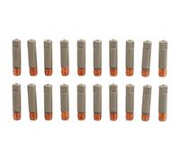 20 puntas de soldadura MIG con revestimiento antiadherente de 0,8 mm y 0,9 mm, puntas de contacto de cobre para linterna M6x1.0 compatible con Lincoln Binzel