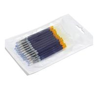 20 recambios de tinta neutra de tinta negra, azul, rojo, 0,5 mm, para oficina, escuela, artículos de papelería, estudiantes, regalo, bolígrafos para escribir