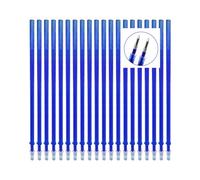 20 Recambios Gel Azules 0,5 mm genérico compatible con Legami | - hasta 20% más tinta, Escuela, Oficina, Tela, Cuero, Eco-Pack, Regalo