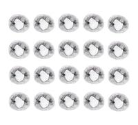 20 redecillas para moños, malla elástica, invisible, para danza, pelucas individuales