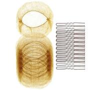 20 redecillas transpirables para el cabello y 40 pasadores en forma de U, transpirables, invisibles, accesorios para bailar, cocinar y bodas, herramientas de fijación del cabello