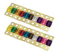 20 reemplazo de fusibles de conexión de corriente grande 20a / 30a / 40a / 50a / 60a / 70a / 80A / 100a / 125A / 150a compatible con el asiento de fusibles Midi reemplazo de fusibles de corriente gran