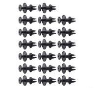 20 remaches de plástico negro para moldura de faldón de borde lateral de panel basculante compatibles con BMW Serie 1/3/6 E82-E93 y X Series E53-E83 pieza de repuesto 07147122912