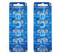 20 Renata 364 SR621SW batteries Plateado 1.55V Reloj Suizo Hecho Exp 2026 Nuevo