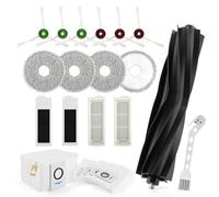 20* Repuesto Accesorios para ECOVACS DEEBOT T20 Omni/T20 Max/T20 Pro/T20e Omni con 1 Cepillo Principal,6 Cepillo Lateral,4 Bolsas Polvo,4 Filtro Hepa,4 Paños Fregado,1 Cepillo Limpieza Accessory
