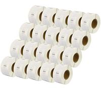 20 rollos compatibles 11353 S0722530 12 mm x 24 mm Etiquetas para LabelWriter 4XL 450 400 330 320 310 Twin Turbo Duo Seiko SLP 450 430 420 400 240 2200 120 100 Pro Plus (1000 etiquetas por rollo)
