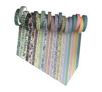 20 Rollos De Cinta Adhesiva Cintas Decorativas Simples Cintas Retro Washis Diario Scrapbooking Suministros Manualidades Enmascaramiento Washis Delgado Decorativo Artistas Retro