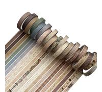 20 Rollos De Cinta Adhesiva Cintas Decorativas Simples Cintas Retro Washis Diario Scrapbooking Suministros Manualidades Enmascaramiento Washis Delgado Decorativo Artistas Retro