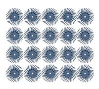 20 ruedas de pulido for tallado de madera, kit de discos de cerdas radiales for herramientas rotativas, cepillos abrasivos(400)