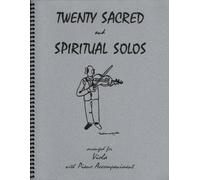 20 Sacred and Spiritual Solos - Viola and Piano - arranged by Daniel Kelley - Last Resort Music