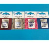 20 SCHMETZ Agujas Para Máquina de Coser, Jersey, Cuero, Universal, Steppnadeln