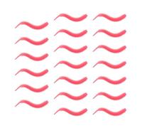 20 señuelos suaves para aparejos de pesca, accesorios de pesca, 7,5 cm, gusanos de arena artificiales flotantes