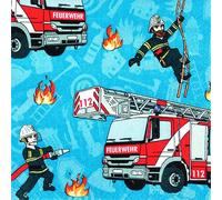 20 servilletas de bomberos en uso como decoración de mesa para cumpleaños infantiles, 33 x 33 cm