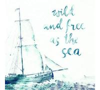 20 servilletas de caza y libre como el mar, 33 x 33 cm