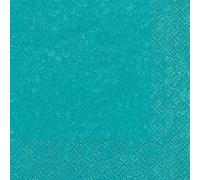 20 servilletas de color turquesa / modernos colores / Boda / Bautizo / Comunión 33 x 33 cm