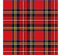 20 servilletas de cuadros escoceses rojos como decoración de mesa para todas las celebraciones, 33 x 33 cm