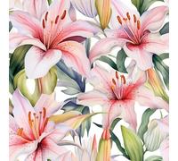 20 servilletas de flores, jardín y naturaleza. Todo lleno de lirios como decoración de mesa. Servilletas de papel con diseño. También para decoupage y decoupage (33 x 33 cm)