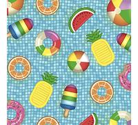 20 servilletas de frutas en la piscina, decoración de mesa, decoupage, técnica de servilletas, 33 x 33 cm