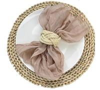 20 servilletas de Gasa for decoración navideña, Año Nuevo, cenas, cumpleaños, Fiestas en casa y Bodas(Purple)