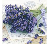 20 servilletas de lavanda (33 x 33 cm)
