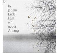 20 servilletas de luto con texto en alemán/fiesta de luto/árbol 33 x 33 cm