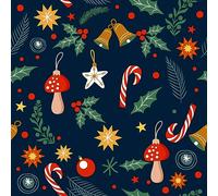 20 servilletas de Navidad con colgante de árbol como decoración de mesa. Servilletas de papel con diseño. También para decoupage y decoupage (33 x 33 cm)