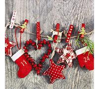 20 servilletas de Navidad | Invierno | Decoración de mesa | Decoupage | Serviettentechnik 33 x 33 cm