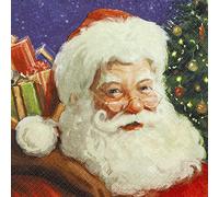 20 servilletas de Papá Noel | Santa Claus | Invierno | Navidad | Decoración de mesa | Decoupage | Serviettentechnik 33x33cm