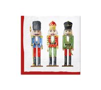 20 servilletas de papel 33 x 33 cm Casse noisette