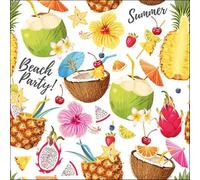 20 servilletas de papel con diseño de bebidas, para decoración de mesa, para decoupage y decoupage, 33 x 33 cm