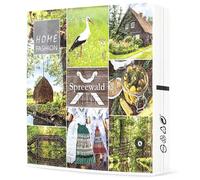 20 servilletas de papel con diseño de ciudades collage del bosque Spreewald. Servilletas de papel con diseño. También para decoupage y decoupage (33 x 33 cm)
