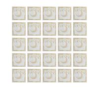 20 servilletas de papel con forma cuadrada de lunas impresas para celebraciones, banquetes y funciones sociales, servilletas de papel de celebración