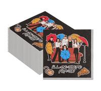20 servilletas de papel de Friends para fiestas infantiles, servilletas con personajes de la serie de televisión, para cócteles, cenas, bodas, regalos para amigos y fans de las comedias de situación