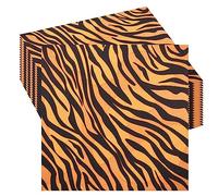 20 Servilletas de Papel de Tigre con Impresión de Animales de Safari de la Selva, Servilletas de Papel para Fiestas de Animales de la Selva, Juego de Vajilla y Decoraciones Temáticas de la Selva y