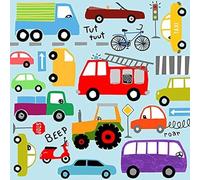 20 servilletas de papel para coches, bomberos, tractores, tráfico por carretera, decoración de mesa, decoupage, 33 x 33 cm