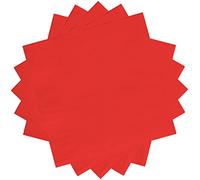 20 servilletas de papel rojas para fiesta, decoración de vajilla de fiesta, color rojo. Servilletas de papel rojas. Serveittes para decoraciones del 80 aniversario del Día de VJ, Reino Unido