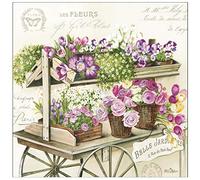 20 servilletas de venta de flores, primavera, verano, vintage, decoración de mesa, 33 x 33 cm